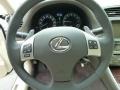 2011 Lexus IS Ecru Interior Steering Wheel Photo