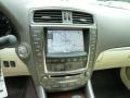 2011 Lexus IS Ecru Interior Navigation Photo