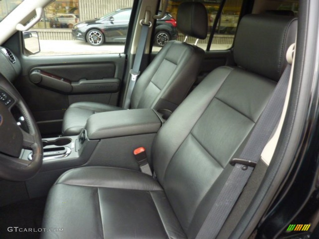 Black Interior 2008 Ford Explorer Limited 4x4 Photo #52144927