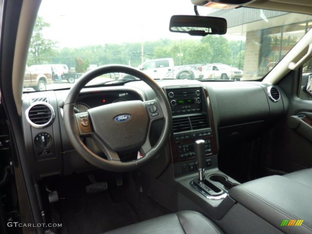 2008 Ford Explorer Limited 4x4 Black Dashboard Photo #52144963