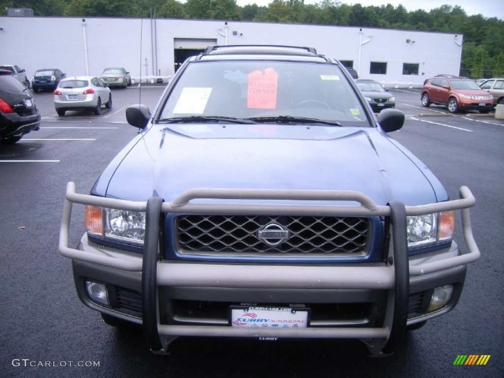 2001 Pathfinder SE 4x4 - Bayshore Blue Metallic / Charcoal photo #3