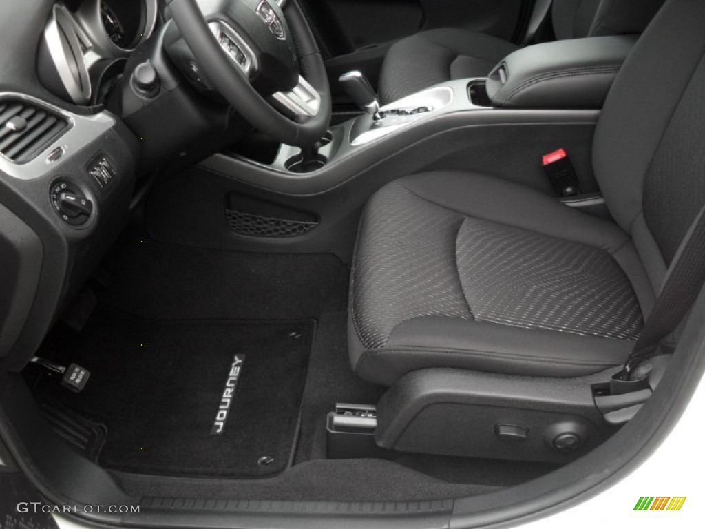 Black Interior 2011 Dodge Journey Crew Photo #52145899