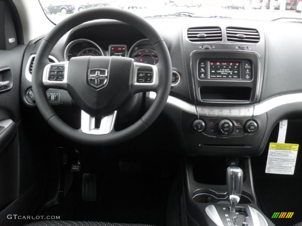 2011 Dodge Journey Crew Black Dashboard Photo #52145989