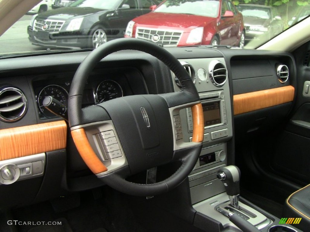 2009 Lincoln MKZ AWD Sedan Dark Charcoal Dashboard Photo #52147540