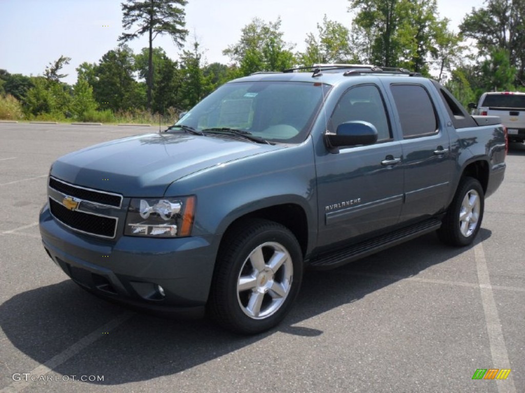 2011 Avalanche LT - Blue Granite Metallic / Ebony photo #1