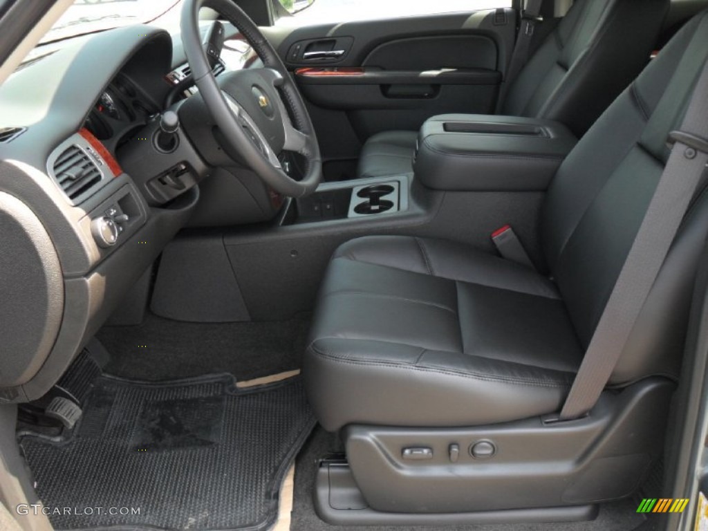 Ebony Interior 2011 Chevrolet Avalanche LT Photo #52148326