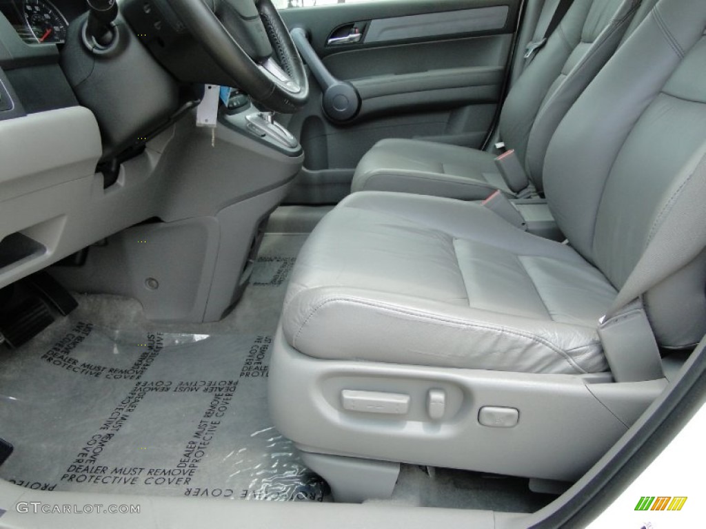 2008 CR-V EX-L - Taffeta White / Gray photo #14