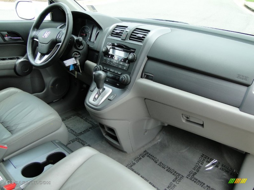 2008 CR-V EX-L - Taffeta White / Gray photo #24