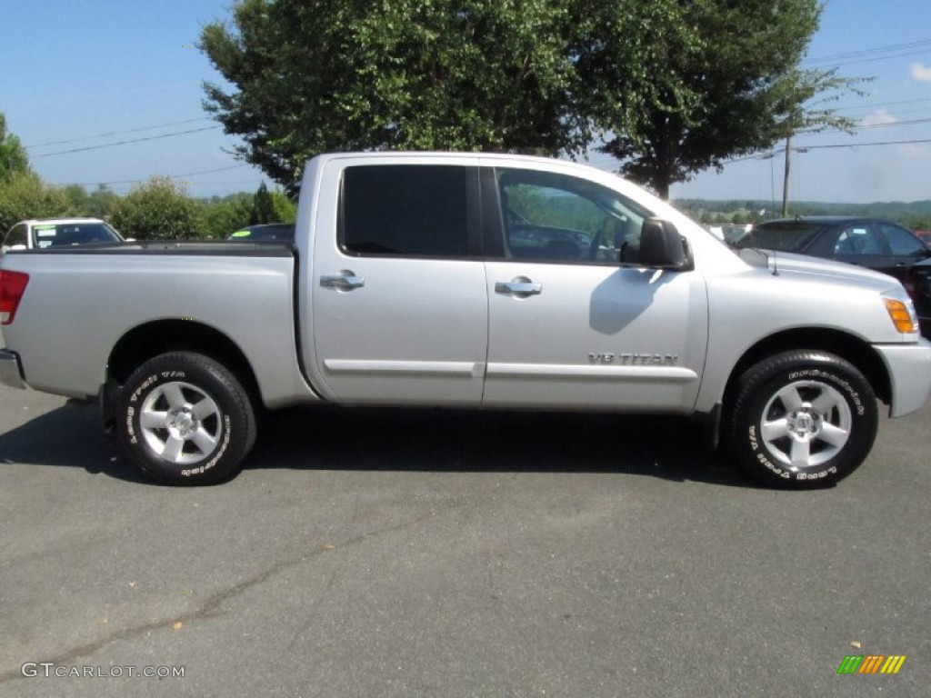 Radiant Silver 2006 Nissan Titan SE Crew Cab 4x4 Exterior Photo #52150887