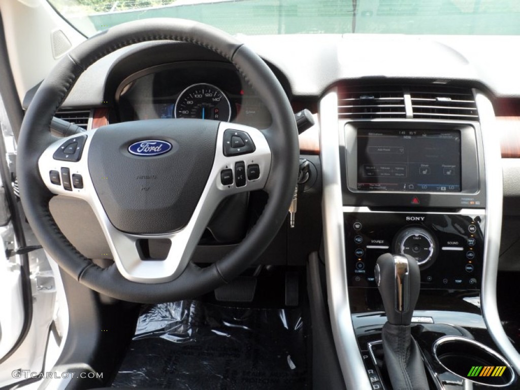 2011 Ford Edge Limited Charcoal Black Dashboard Photo #52151346