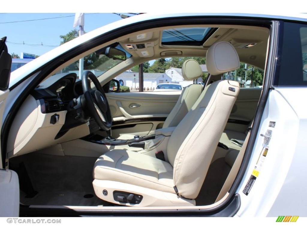 2011 3 Series 328i xDrive Coupe - Alpine White / Cream Beige photo #11