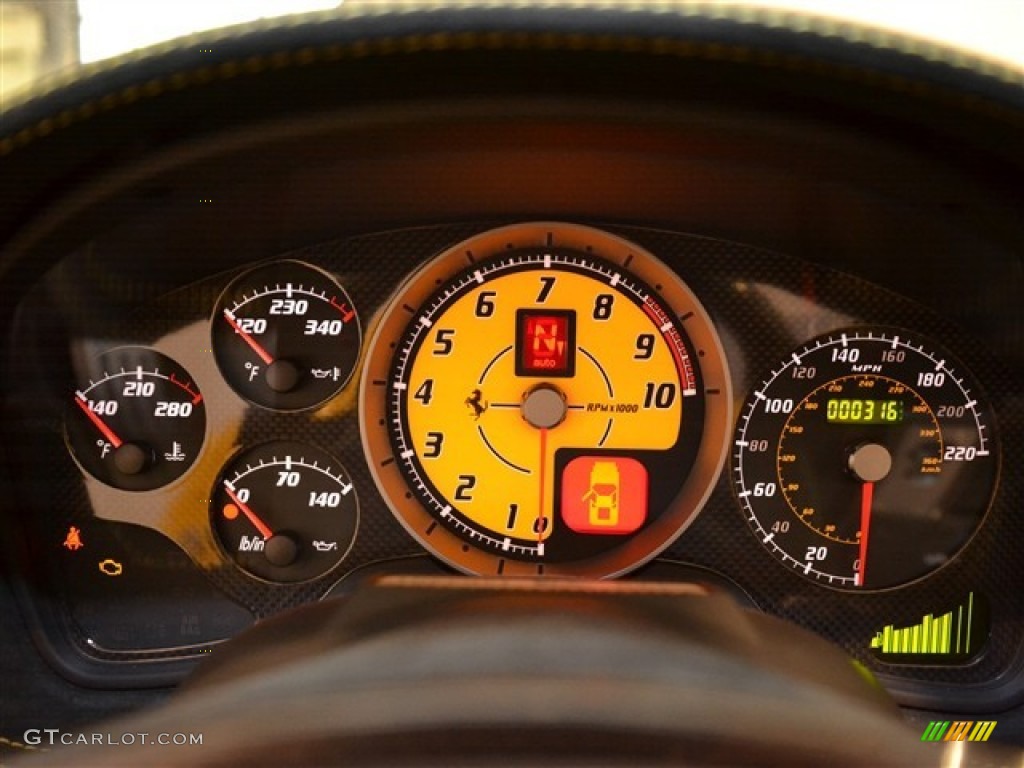 2009 Ferrari F430 16M Scuderia Spider Gauges Photo #52151652