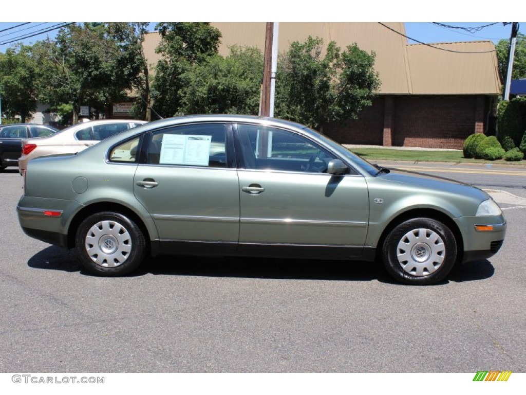 2002 Passat GLS Sedan - Fresco Green Metallic / Beige photo #4