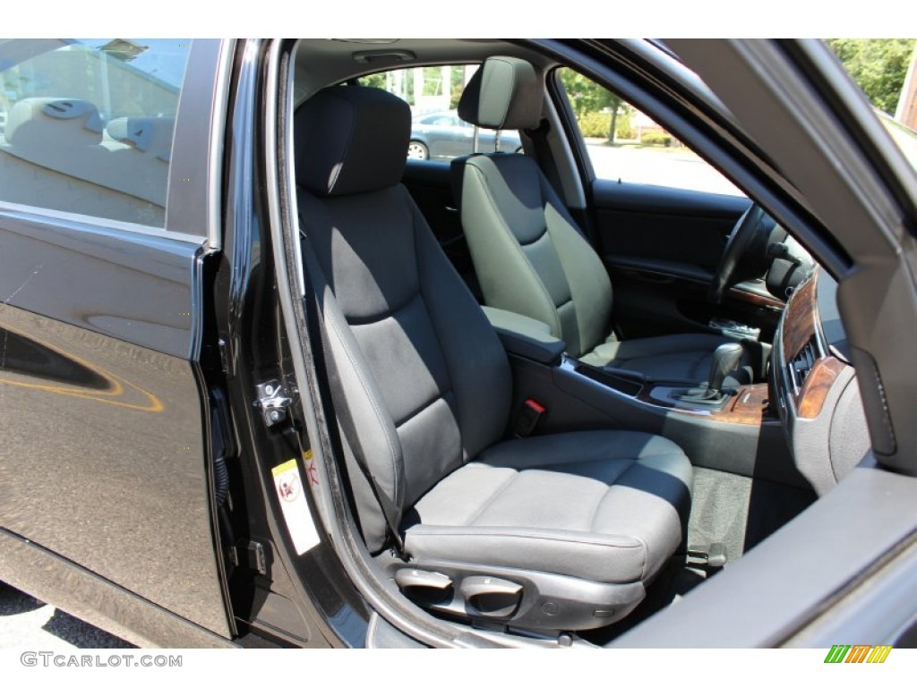 2008 3 Series 328xi Sedan - Jet Black / Black photo #28