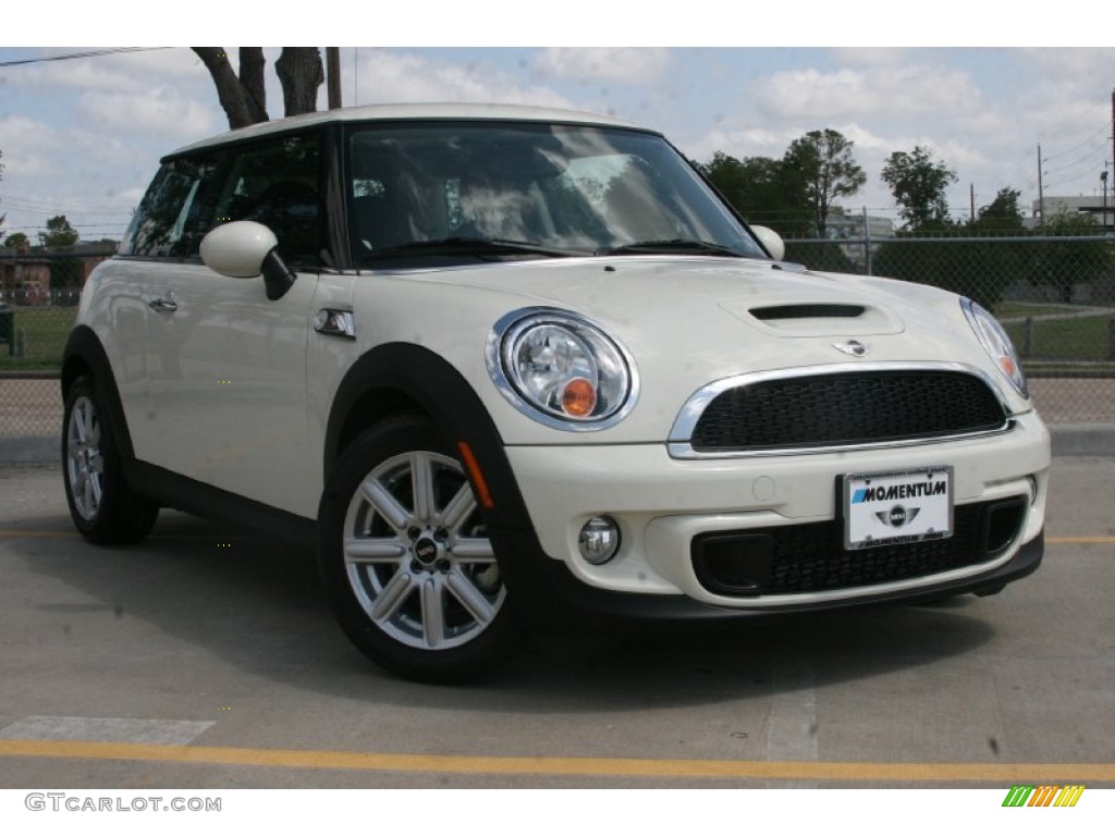 2011 Cooper S Hardtop - Pepper White / Carbon Black photo #1