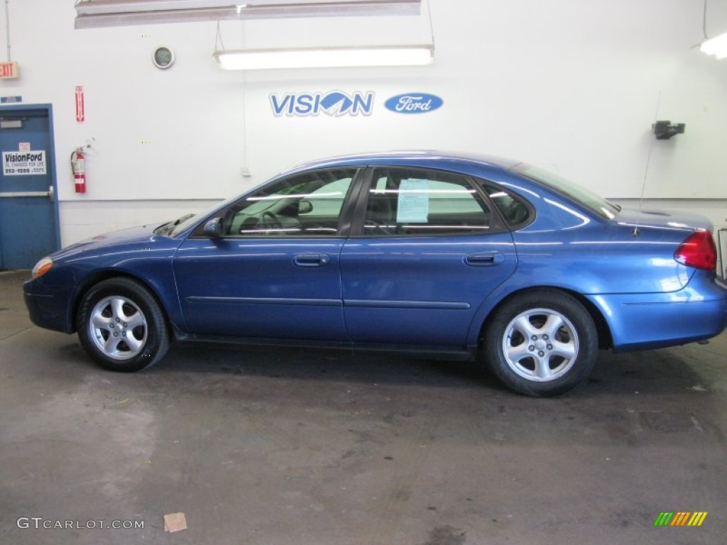 2003 Taurus SE - Patriot Blue Metallic / Medium Graphite photo #9