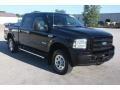 2005 Black Ford F250 Super Duty Lariat Crew Cab 4x4  photo #3