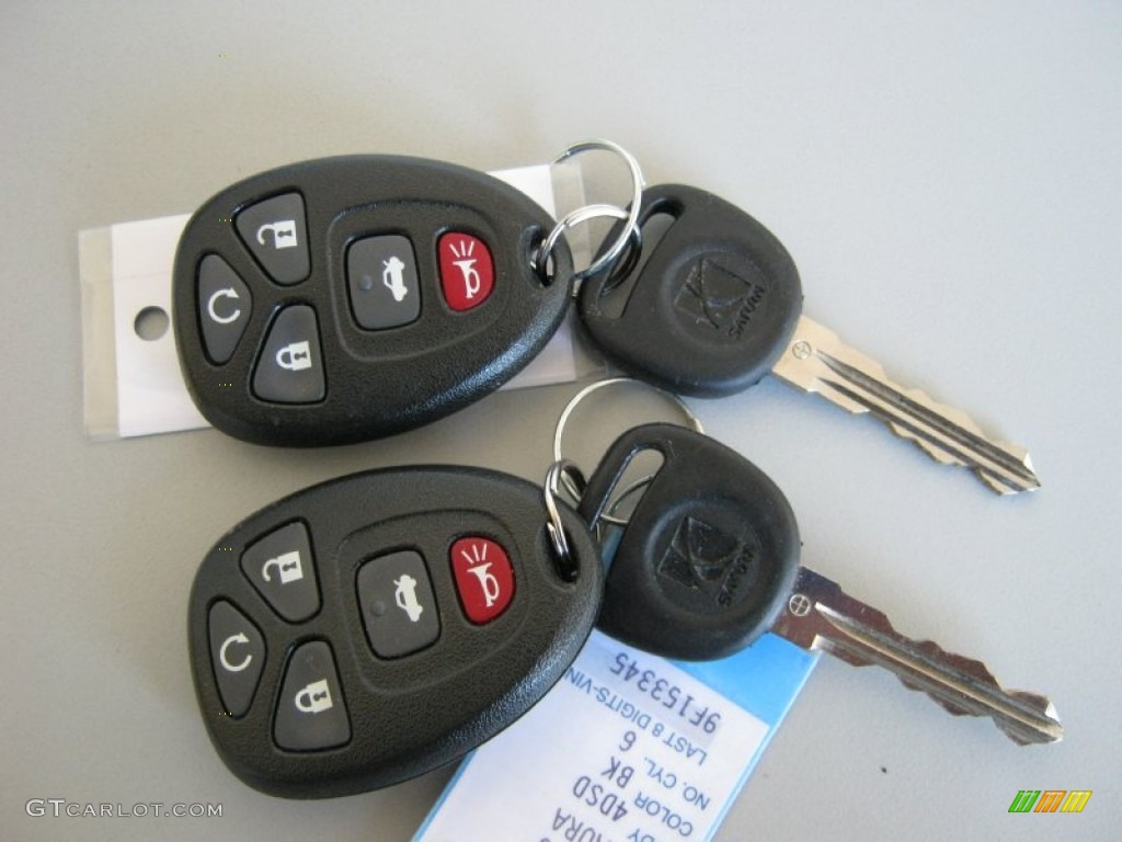2009 Aura XR V6 - Carbon Flash Metallic / Gray photo #11