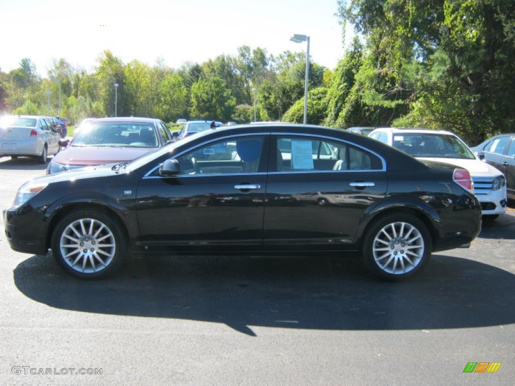 2009 Aura XR V6 - Carbon Flash Metallic / Gray photo #14