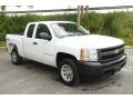 2009 Summit White Chevrolet Silverado 1500 Extended Cab 4x4  photo #3