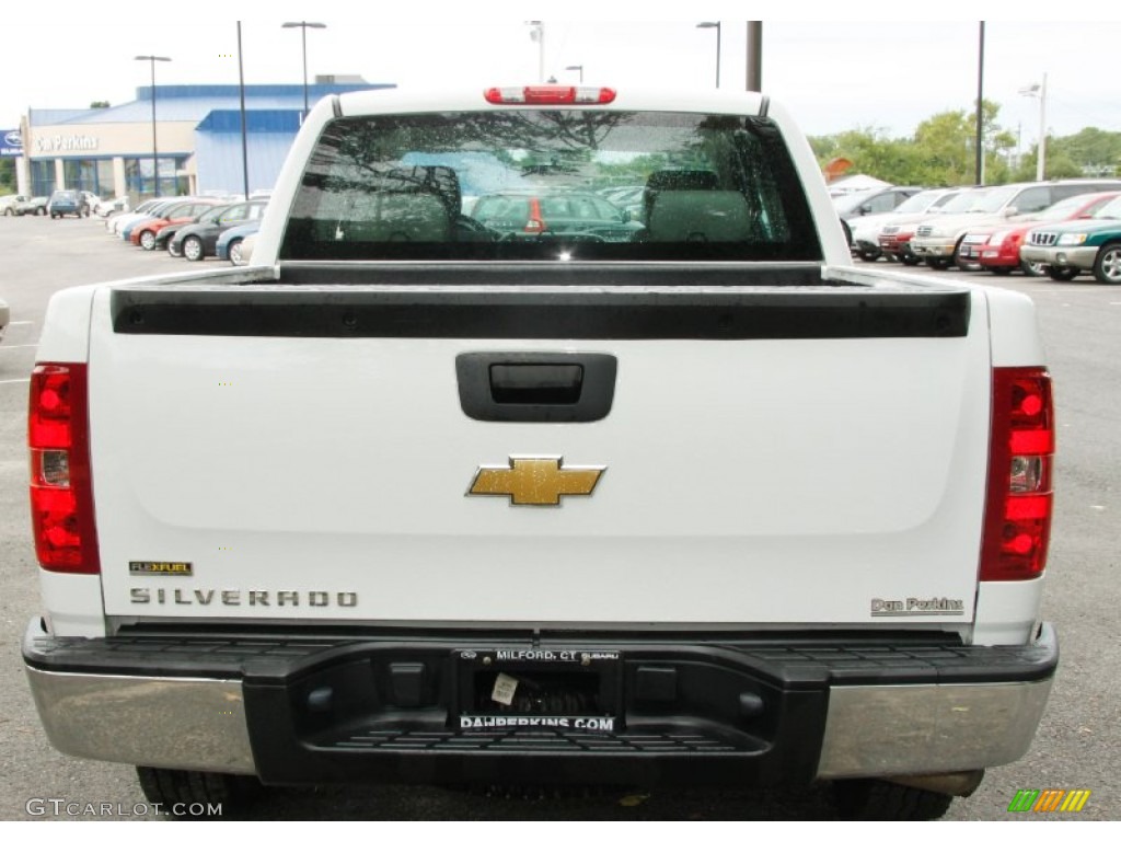 2009 Silverado 1500 Extended Cab 4x4 - Summit White / Dark Titanium photo #7