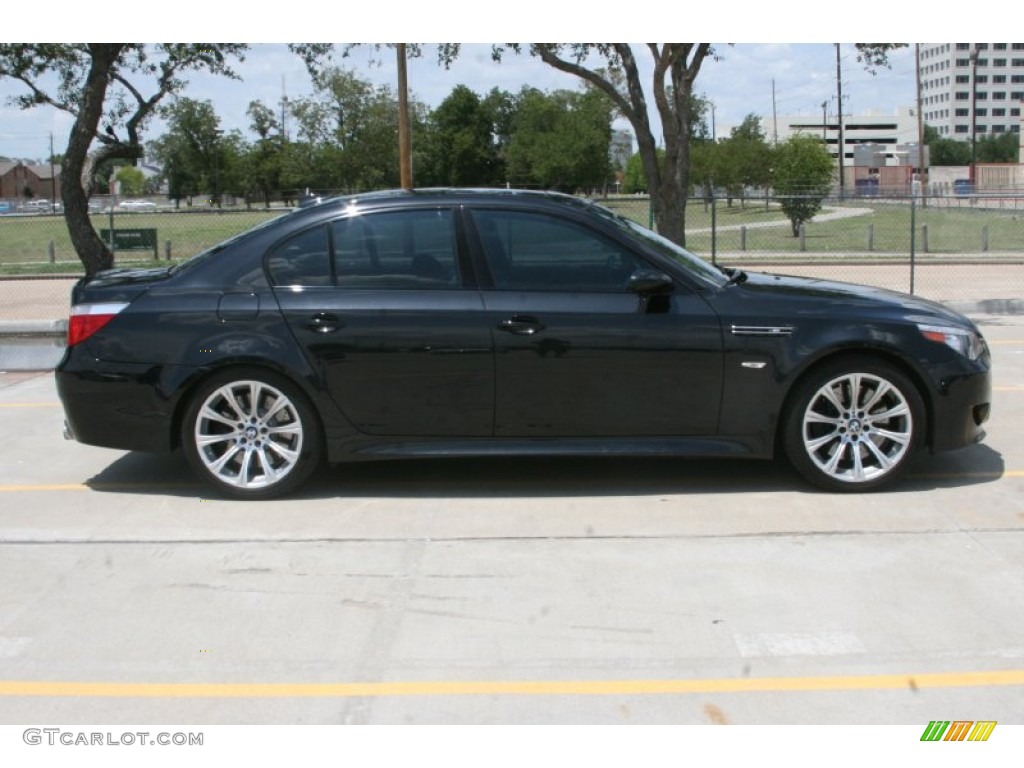 Black Sapphire Metallic 2007 BMW M5 Sedan Exterior Photo #52156209