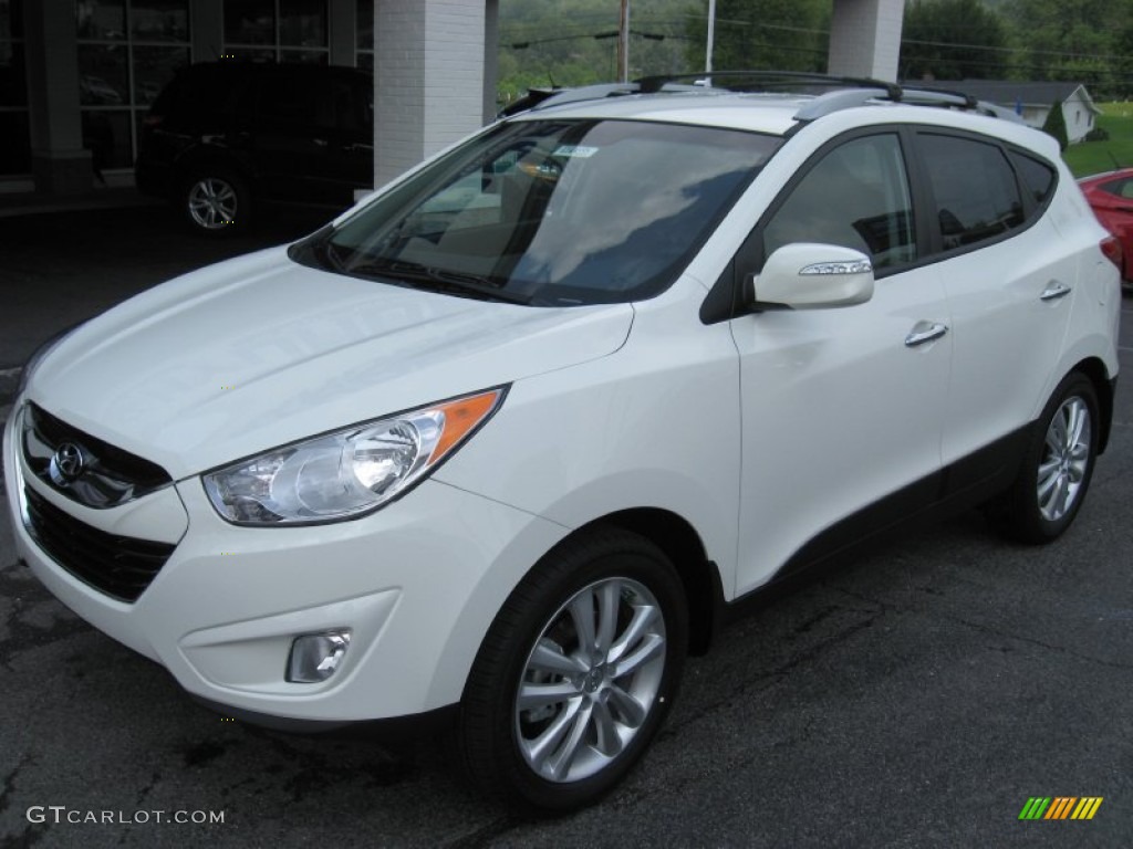 Cotton White 2012 Hyundai Tucson Limited Exterior Photo #52156623