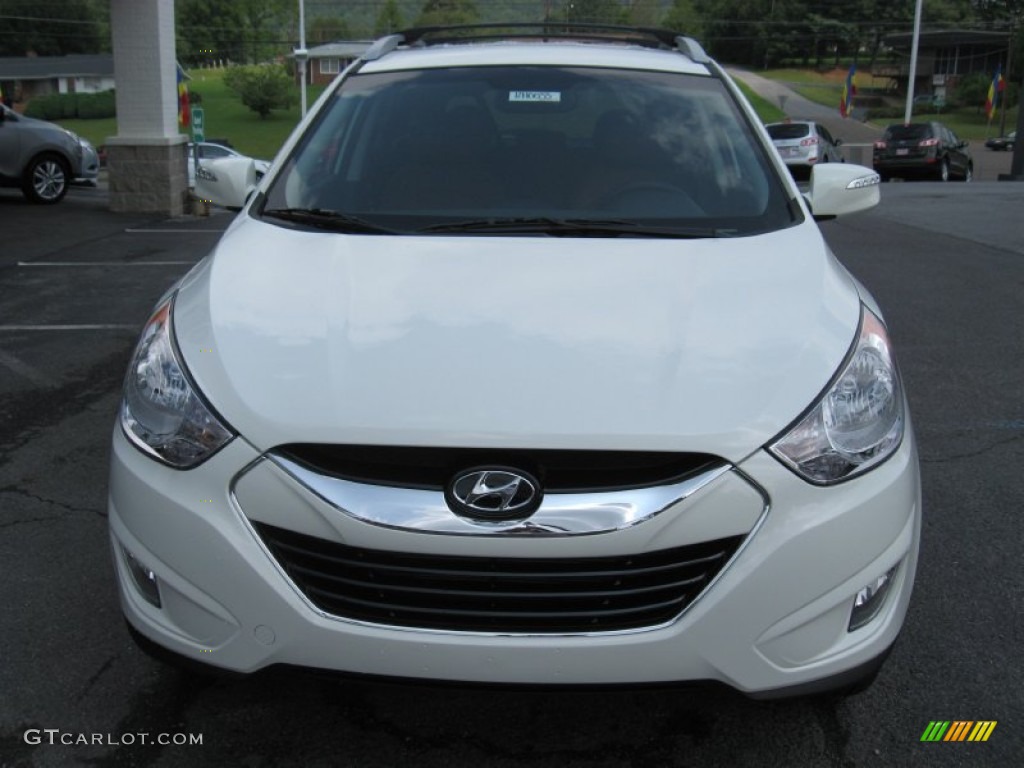 Cotton White 2012 Hyundai Tucson Limited Exterior Photo #52156632