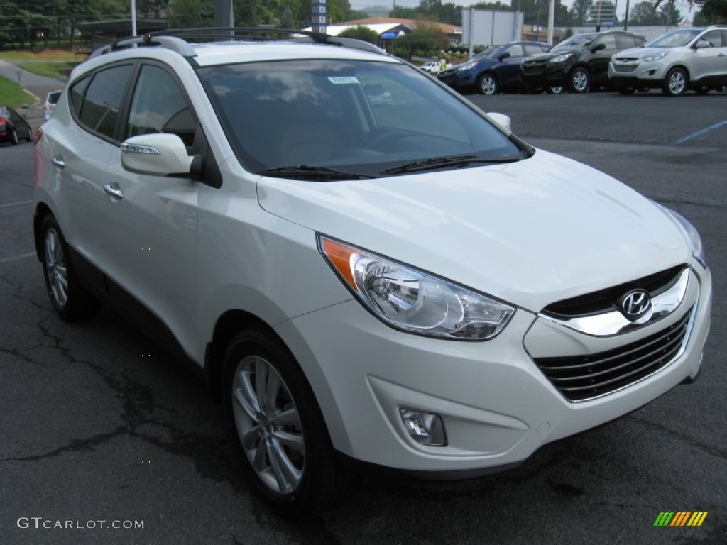 Cotton White 2012 Hyundai Tucson Limited Exterior Photo #52156644
