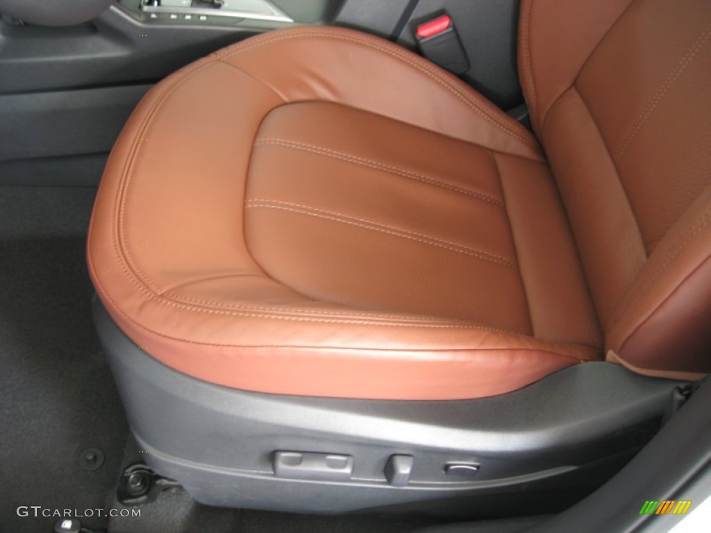 Black/Saddle Interior 2012 Hyundai Tucson Limited Photo #52156812