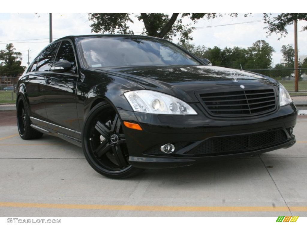 Black 2008 Mercedes-Benz S 550 Sedan Exterior Photo #52156845