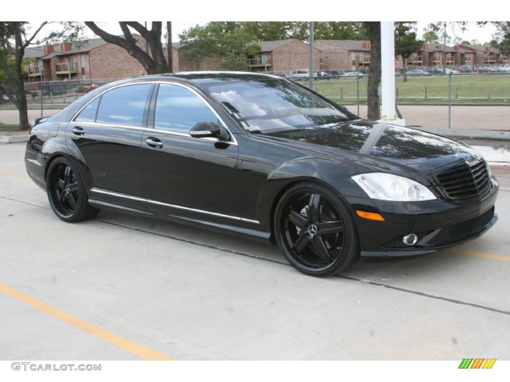 Black 2008 Mercedes-Benz S 550 Sedan Exterior Photo #52156896