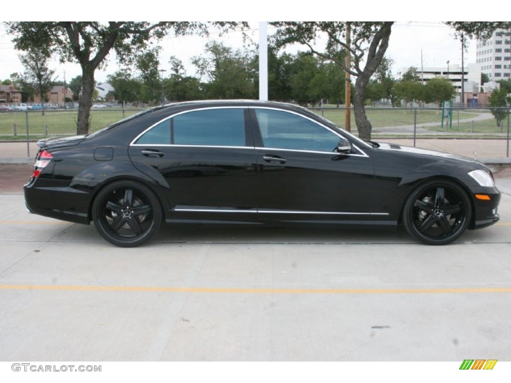 Black 2008 Mercedes-Benz S 550 Sedan Exterior Photo #52156911