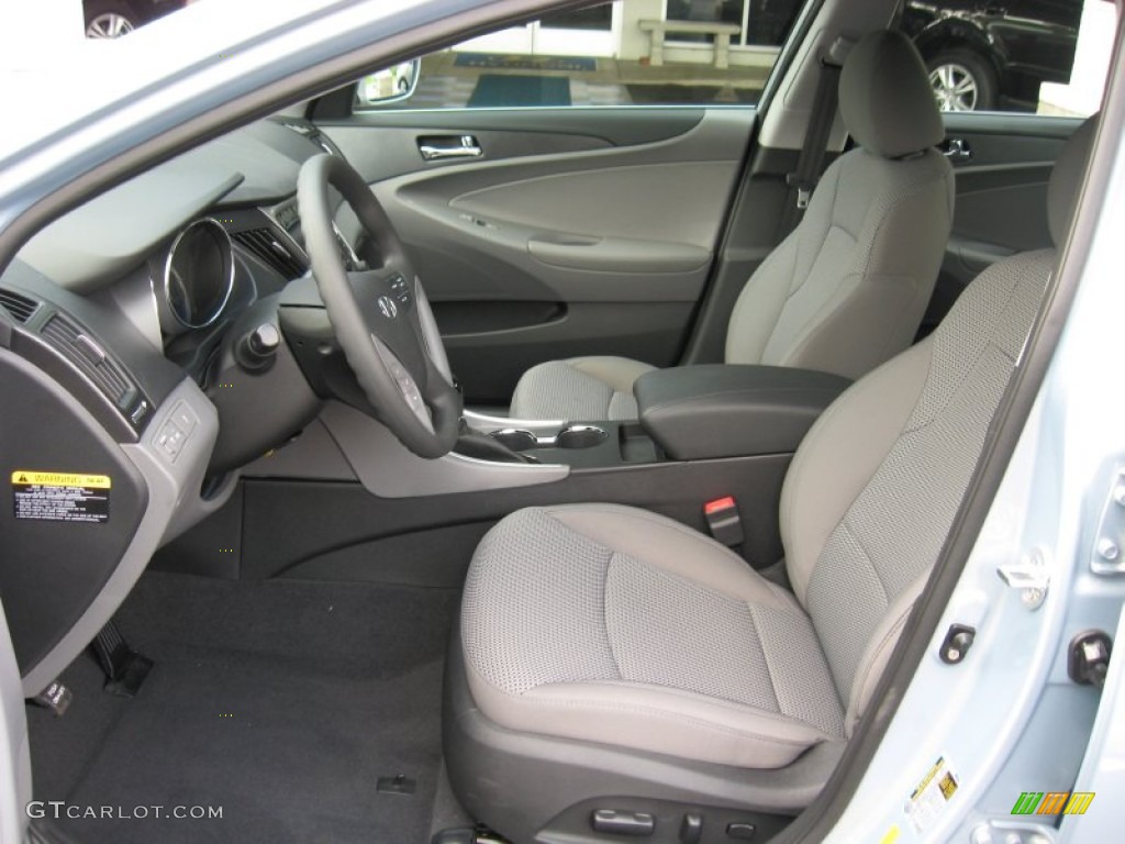 Gray Interior 2012 Hyundai Sonata GLS Photo #52157208