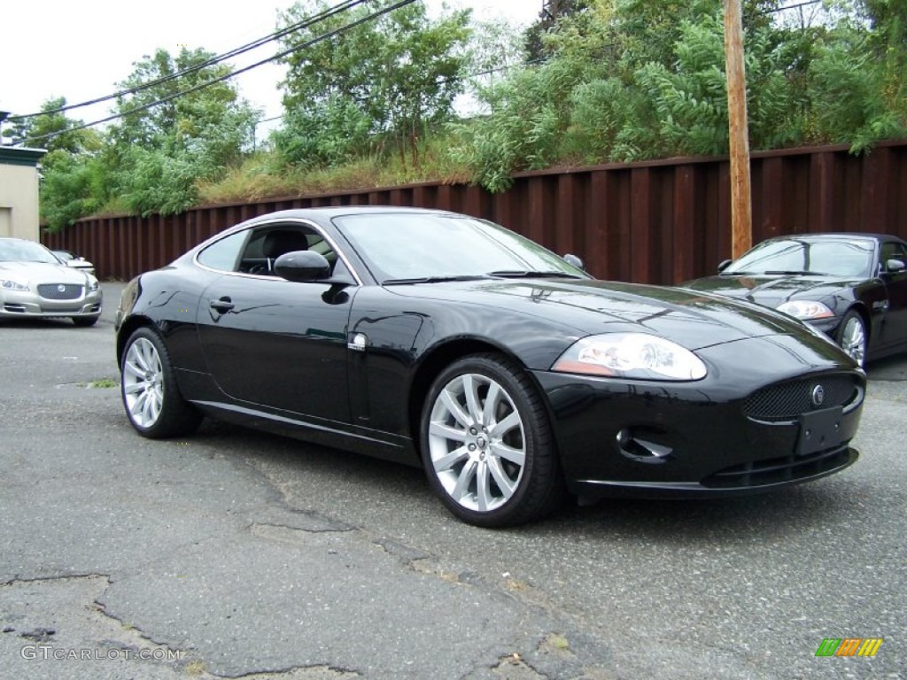 Ultimate Black 2009 Jaguar XK XK8 Coupe Exterior Photo #52157583