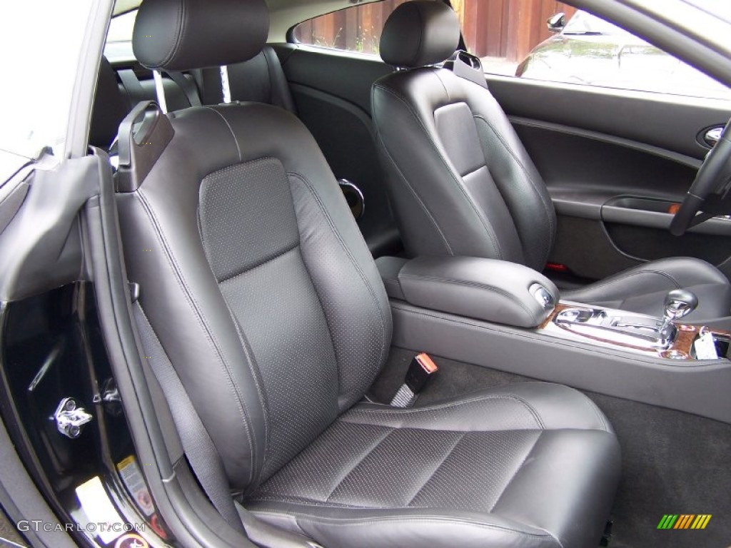 Charcoal Interior 2009 Jaguar XK XK8 Coupe Photo #52157700