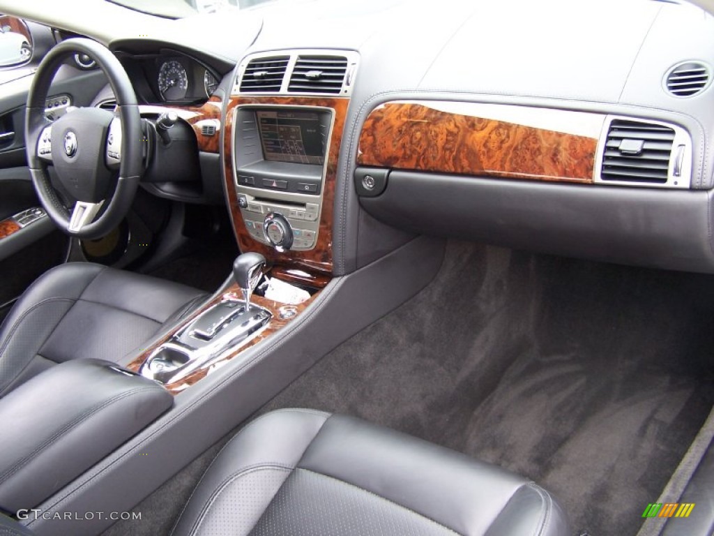 2009 Jaguar XK XK8 Coupe Charcoal Dashboard Photo #52157712