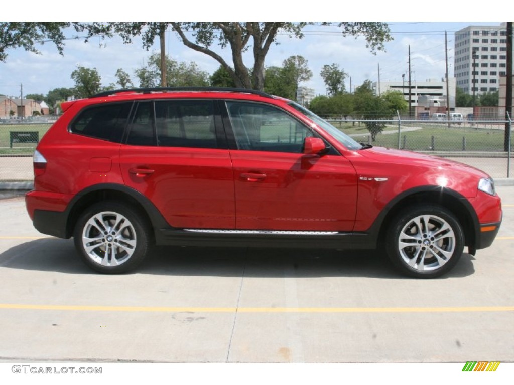2008 X3 3.0si - Crimson Red / Black photo #5