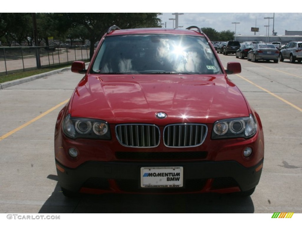 2008 X3 3.0si - Crimson Red / Black photo #12