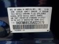 2005 Eternal Blue Pearl Honda Accord EX-L V6 Sedan  photo #57