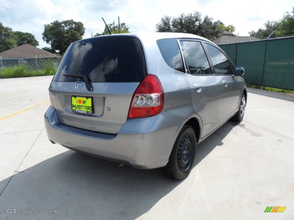 2008 Fit Hatchback - Storm Silver Metallic / Black/Grey photo #3