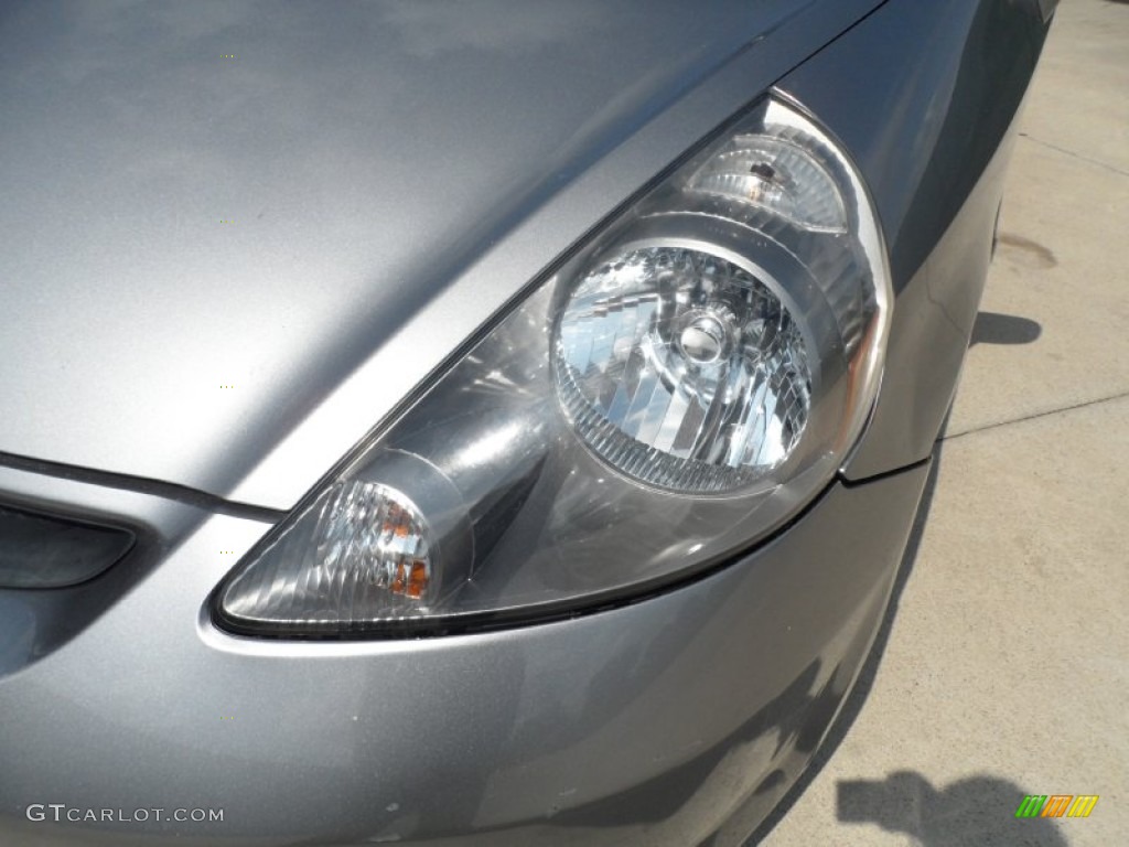 2008 Fit Hatchback - Storm Silver Metallic / Black/Grey photo #11