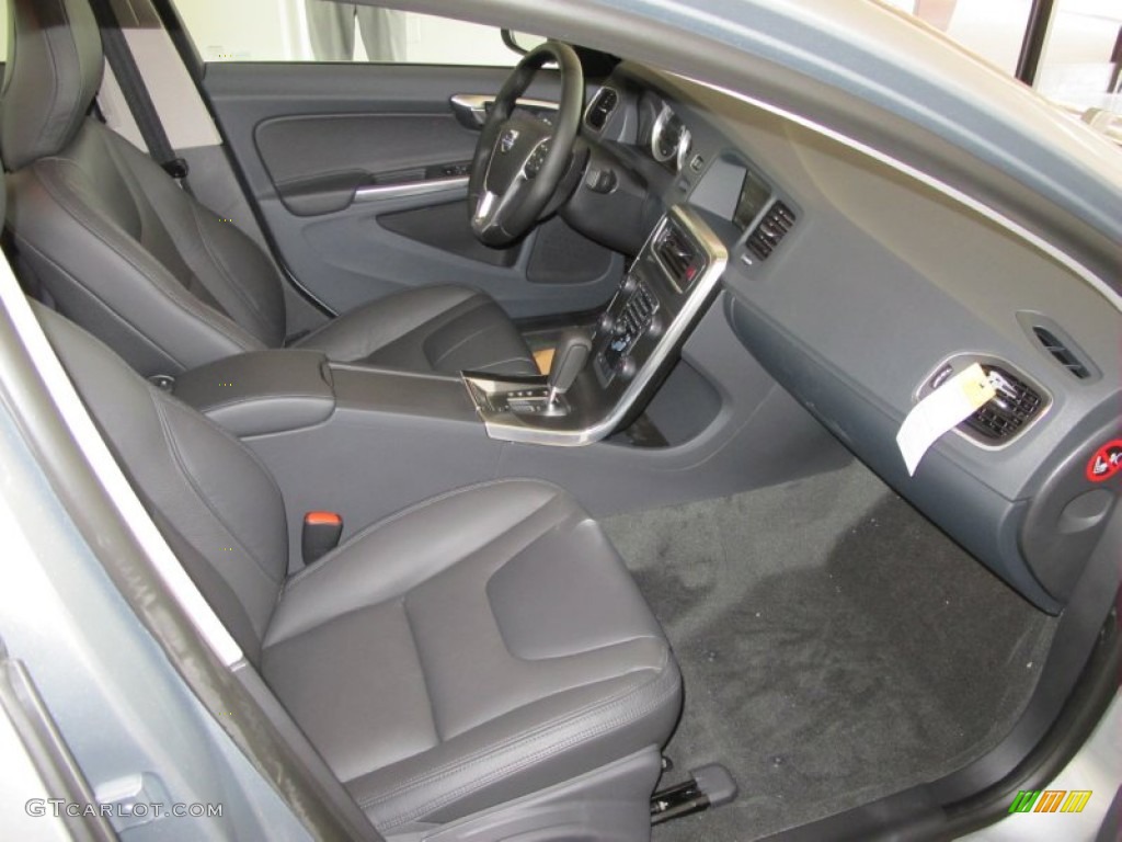 Off Black/Anthracite Black Interior 2012 Volvo S60 T6 AWD Photo #52160827