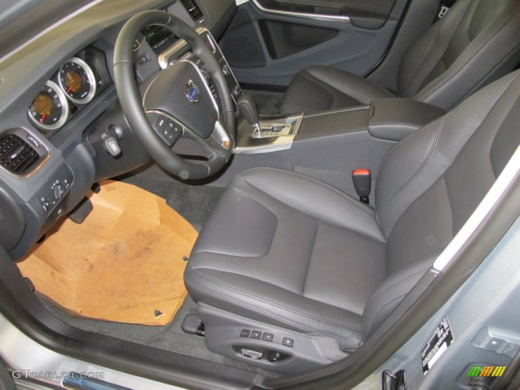 Off Black/Anthracite Black Interior 2012 Volvo S60 T6 AWD Photo #52160881