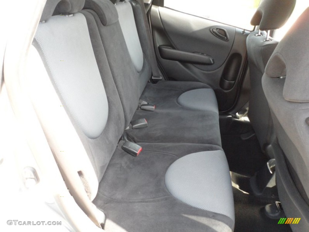 2008 Fit Hatchback - Storm Silver Metallic / Black/Grey photo #37