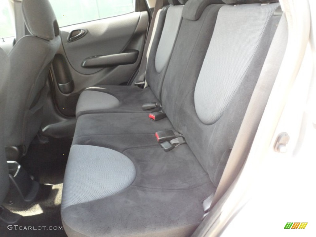 2008 Fit Hatchback - Storm Silver Metallic / Black/Grey photo #41