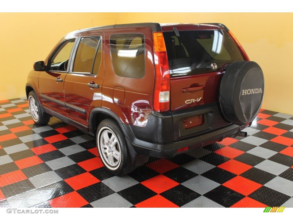 2002 CR-V EX 4WD - Chianti Red Pearl / Saddle photo #3