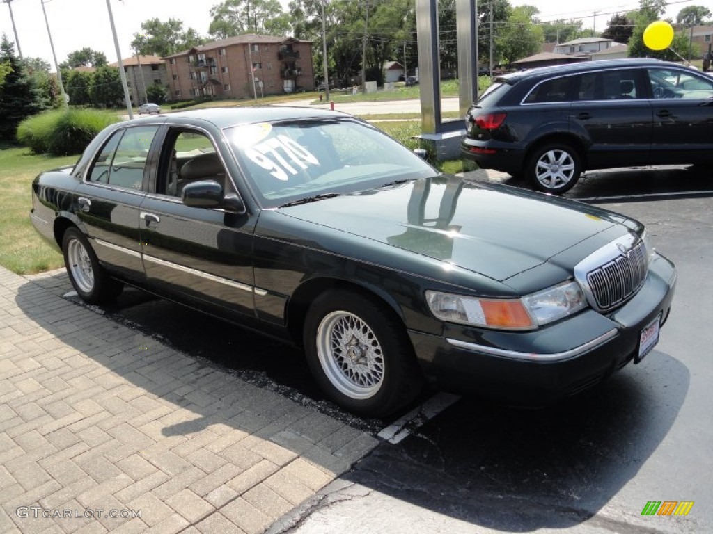 2002 Grand Marquis LS - Aspen Green Metallic / Medium Parchment photo #3