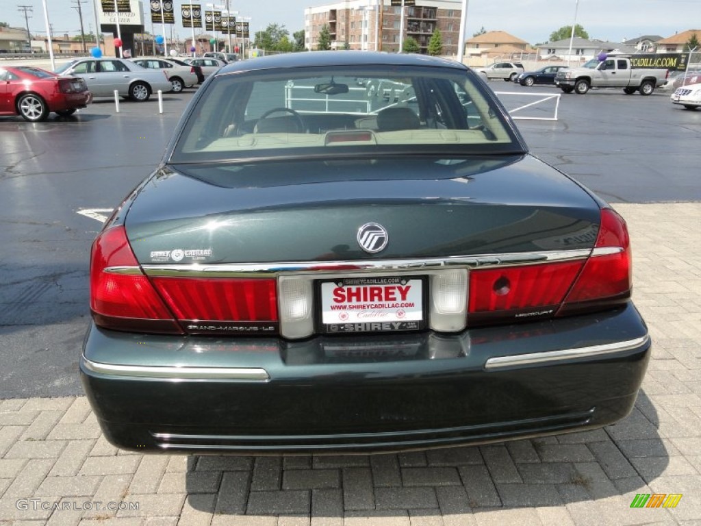 2002 Grand Marquis LS - Aspen Green Metallic / Medium Parchment photo #5