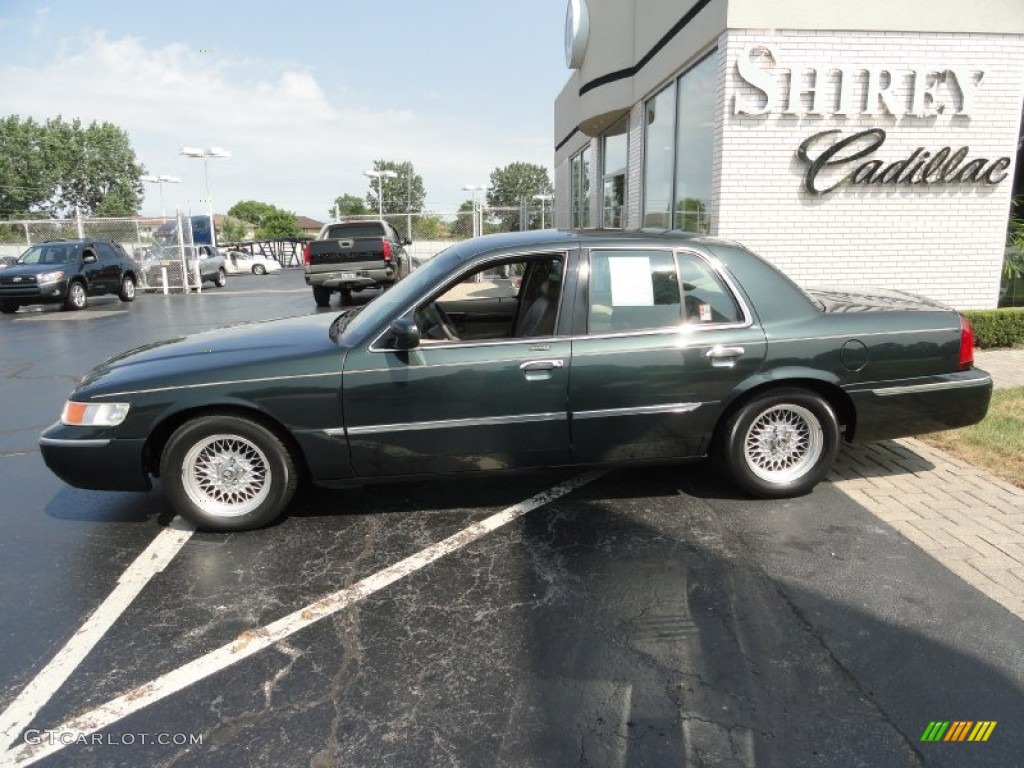 2002 Grand Marquis LS - Aspen Green Metallic / Medium Parchment photo #7